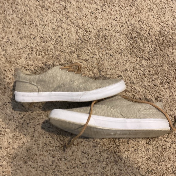 Sperry Cream Canvas Sneakers - Picture 4 of 6